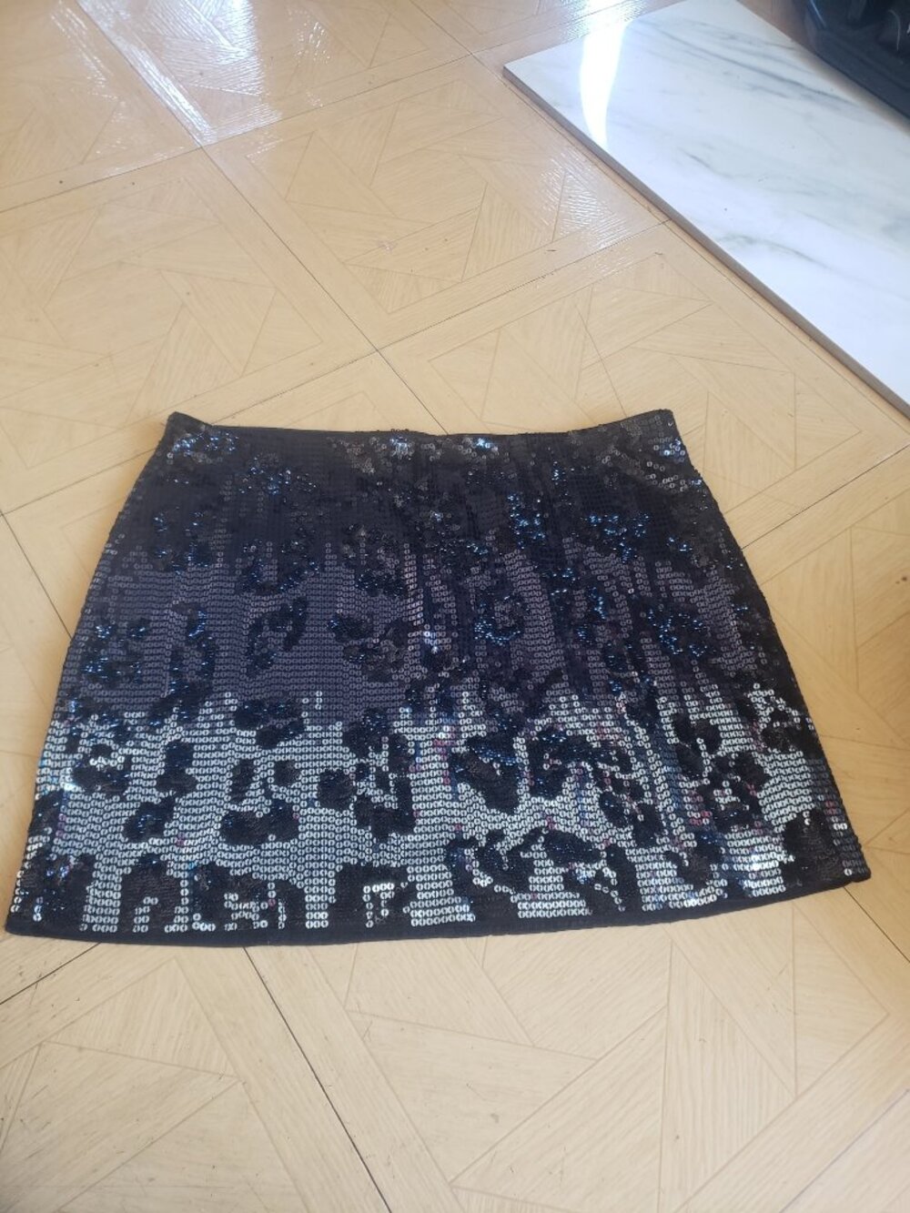 Leopard Sequin Skirt Size Small